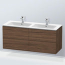 Duravit ME by Starck double washbasin with L-Cube vanity unit with 4 pull-out compartments