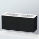 Duravit ME by Starck double washbasin with L-Cube vanity unit with 4 pull-out compartments
