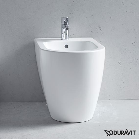 Duravit ME by Starck 落地式坐浴盆，背靠牆