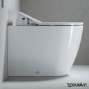Duravit ME by Starck 落地直式馬桶，適用於 SensoWash®，背靠牆