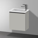 Duravit ME by Starck hand washbasin with D-Neo vanity unit with 1 door