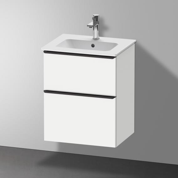 Duravit ME by Starck hand washbasin with D-Neo vanity unit with 2 compartments