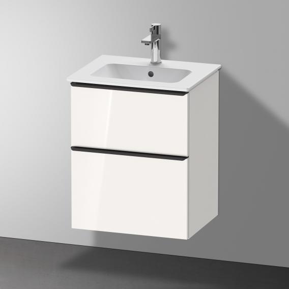 Duravit ME by Starck hand washbasin with D-Neo vanity unit with 2 compartments