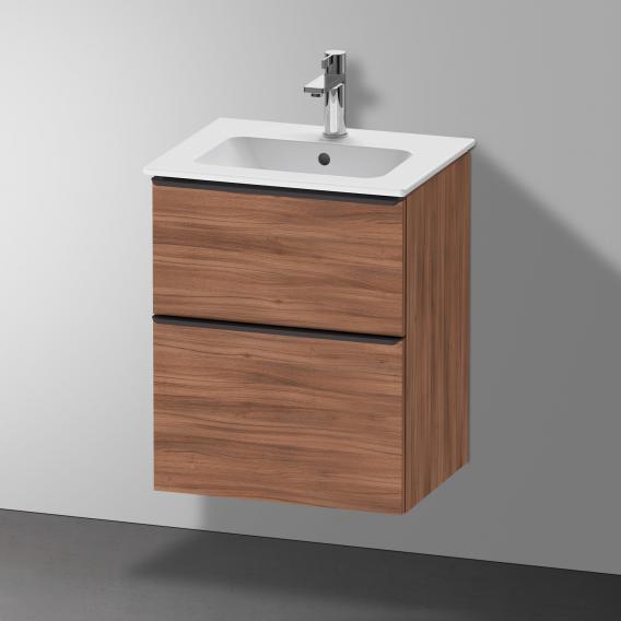 Duravit ME by Starck hand washbasin with D-Neo vanity unit with 2 compartments