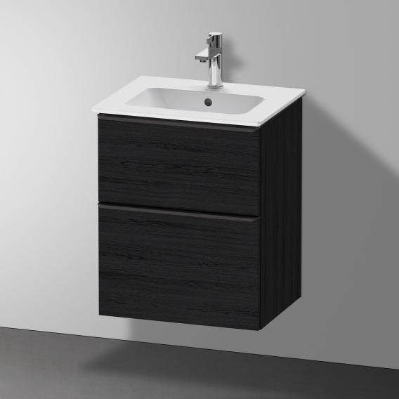 Duravit ME by Starck hand washbasin with D-Neo vanity unit with 2 compartments