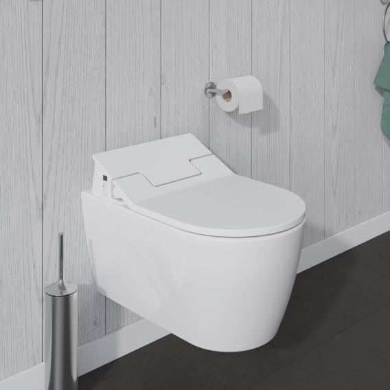 Duravit ME by Starck wall-mounted washdown toilet for SensoWash®