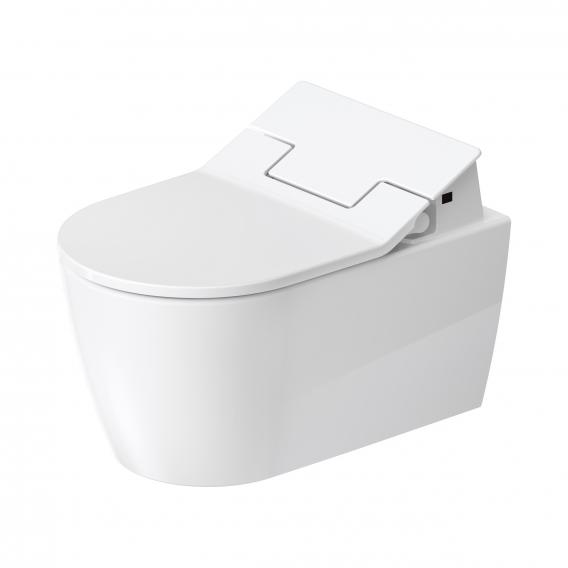 Duravit ME by Starck, wall-mounted, washdown toilet, HygieneFlush for SensoWash®