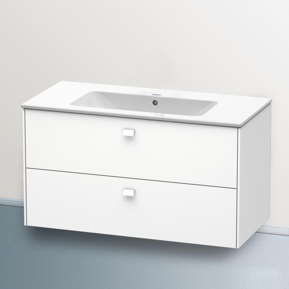 Duravit ME by Starck washbasin with Brioso vanity unit with 2 pull-out compartments