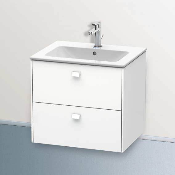 Duravit ME by Starck washbasin with Brioso vanity unit with 2 pull-out compartments