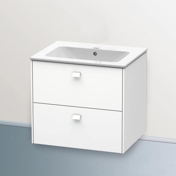 Duravit ME by Starck washbasin with Brioso vanity unit with 2 pull-out compartments