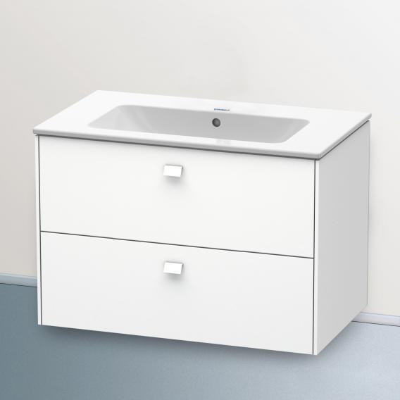 Duravit ME by Starck washbasin with Brioso vanity unit with 2 pull-out compartments