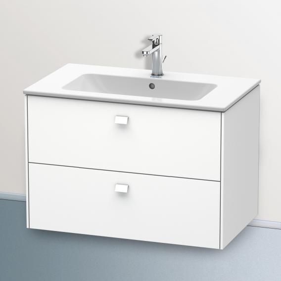 Duravit ME by Starck washbasin with Brioso vanity unit with 2 pull-out compartments