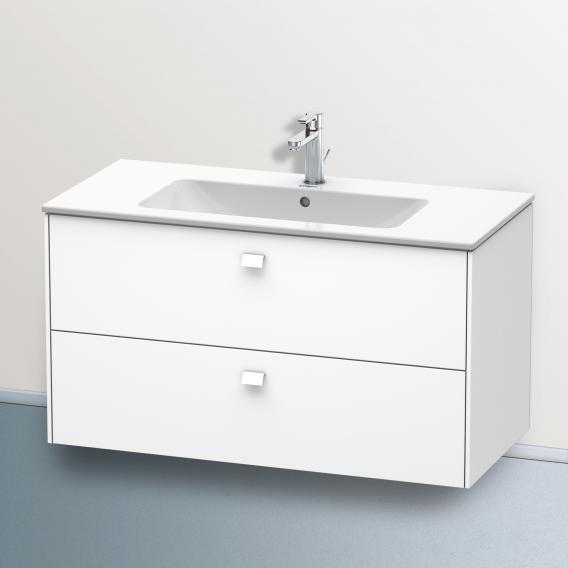 Duravit ME by Starck washbasin with Brioso vanity unit with 2 pull-out compartments