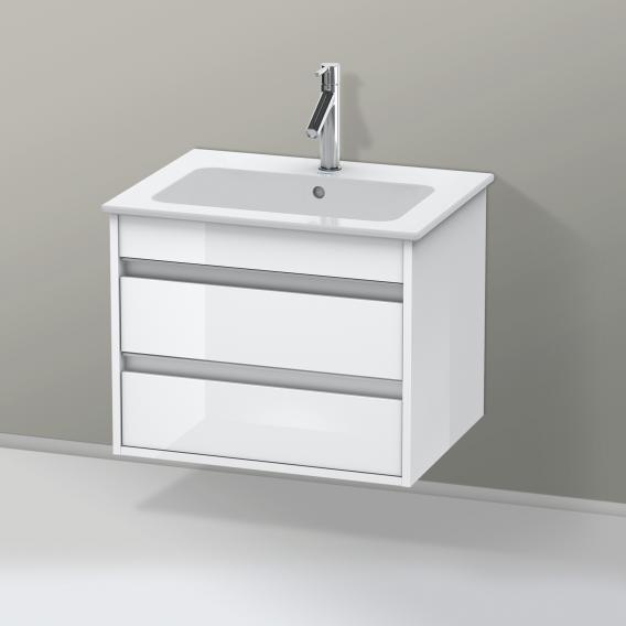 Duravit ME by Starck washbasin with Ketho vanity unit with 2 pull-out compartments