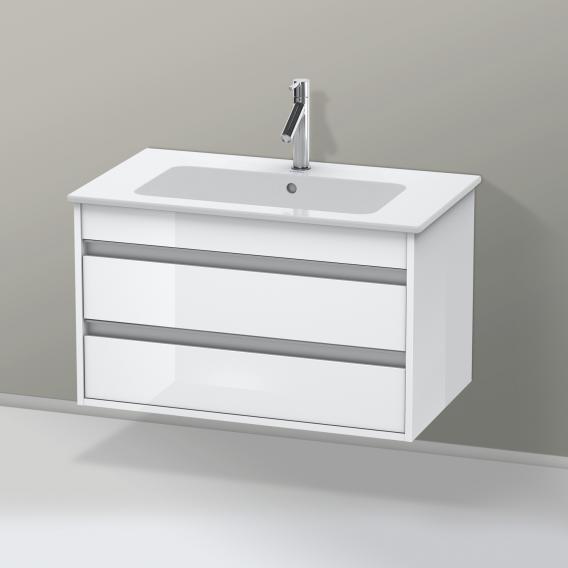 Duravit ME by Starck washbasin with Ketho vanity unit with 2 pull-out compartments