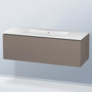 Duravit ME by Starck washbasin with L-Cube vanity unit with 1 pull-out compartment, without interior system