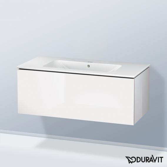 Duravit ME by Starck washbasin with L-Cube vanity unit with 1 pull-out compartment, without interior system