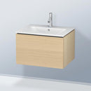 Duravit ME by Starck washbasin with L-Cube vanity unit with 1 pull-out compartment, without interior system