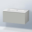Duravit ME by Starck washbasin with L-Cube vanity unit with 1 pull-out compartment, without interior system