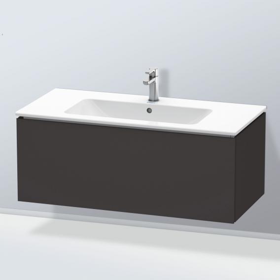 Starck 的 Duravit ME 洗臉盆，配有 L-Cube 梳妝台，附 1 個拉出式隔間，內部系統為楓木