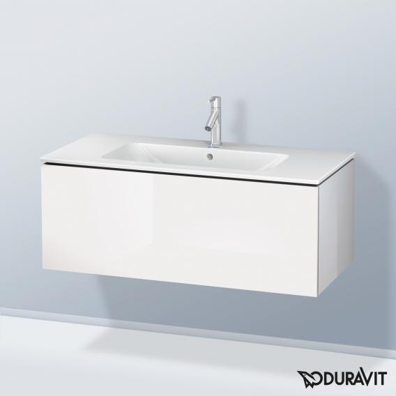 Duravit ME by Starck washbasin with L-Cube vanity unit with 1 pull-out compartment, without interior system