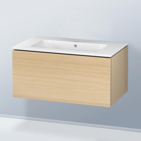 Duravit ME by Starck washbasin with L-Cube vanity unit with 1 pull-out compartment, without interior system