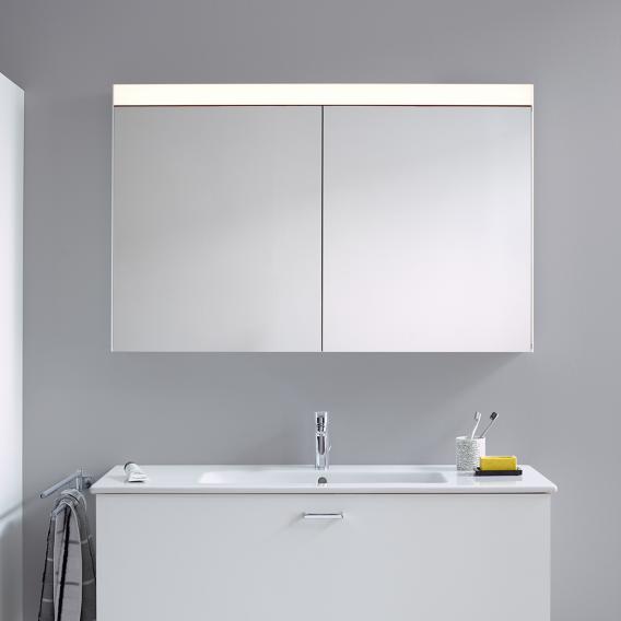 Duravit mirror cabinet with lighting and 2 doors Good version, without washbasin lighting