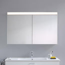 Duravit 鏡櫃帶照明和 2 門 良好版本，不含洗臉盆照明