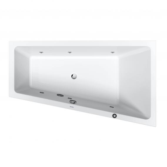 Duravit No.1 corner whirlbath with jet system, built-in