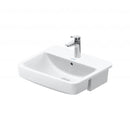 Duravit No.1 semi-recessed washbasin