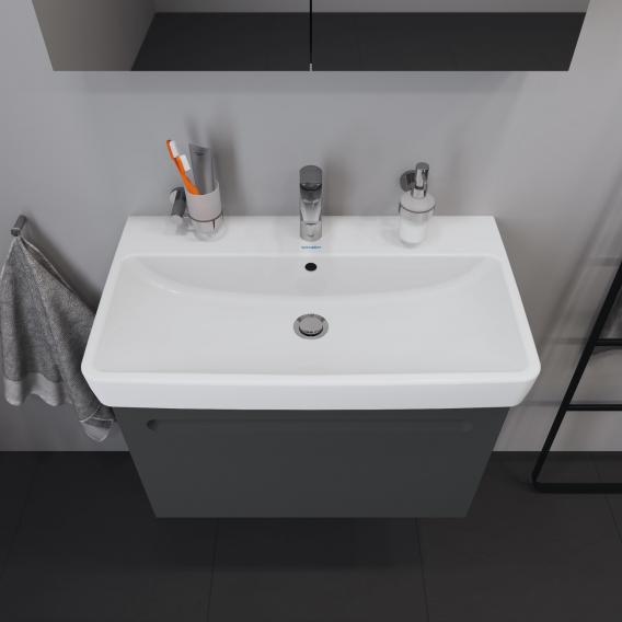 Duravit No.1 washbasin with vanity unit with 1 pull-out compartment