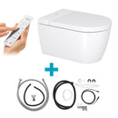 Duravit SensoWash® Starck f Lite Compact shower toilet complete system for wall mounting, with toilet seat