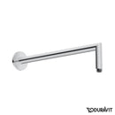 Duravit shower arm, angled with round escutcheon
