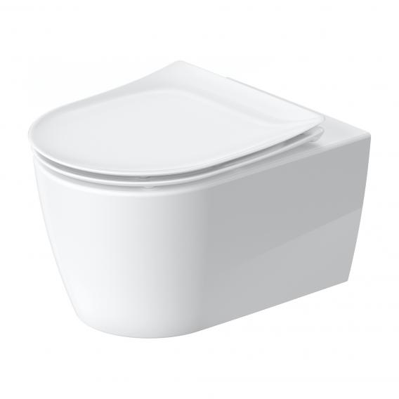 Duravit Soleil by Starck wall-mounted, washdown toilet HygieneFlush, rimless, with toilet seat