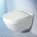 Duravit Starck 3 wall-mounted washdown toilet