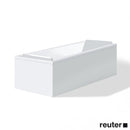 浴缸/按摩浴缸的 Duravit Starck 鑲板，背靠牆版本，白色