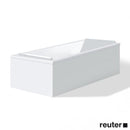 浴缸/按摩浴缸的 Duravit Starck 鑲板，背靠牆版本，白色