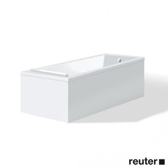 浴缸/按摩浴缸的 Duravit Starck 鑲板，背靠牆版本，白色