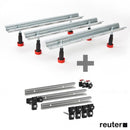 Duravit 浴缸/淋浴盆支撐架，3 件套，含支架一組 3 個 MEPA 支撐軌