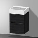 Duravit Vero Air 洗臉盆配有 D-Neo 梳妝台和 2 個拉出式隔間