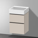 Duravit Vero Air 洗臉盆配有 D-Neo 梳妝台和 2 個拉出式隔間