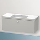 Duravit Vero Air 洗臉盆配有 Brioso 梳妝台和 1 個拉出式隔間