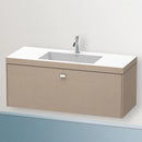 Duravit Vero Air 洗臉盆配有 Brioso 梳妝台和 1 個拉出式隔間