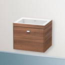 Duravit Vero Air 洗臉盆配有 Brioso 梳妝台和 1 個拉出式隔間