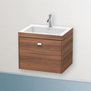 Duravit Vero Air 洗臉盆配有 Brioso 梳妝台和 1 個拉出式隔間