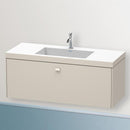 Duravit Vero Air 洗臉盆配有 Brioso 梳妝台和 1 個拉出式隔間