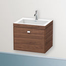 Duravit Vero Air 洗臉盆配有 Brioso 梳妝台和 1 個拉出式隔間