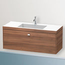 Duravit Vero Air 洗臉盆配有 Brioso 梳妝台和 1 個拉出式隔間