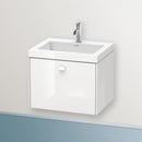 Duravit Vero Air 洗臉盆配有 Brioso 梳妝台和 1 個拉出式隔間