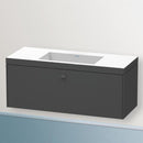 Duravit Vero Air 洗臉盆配有 Brioso 梳妝台和 1 個拉出式隔間